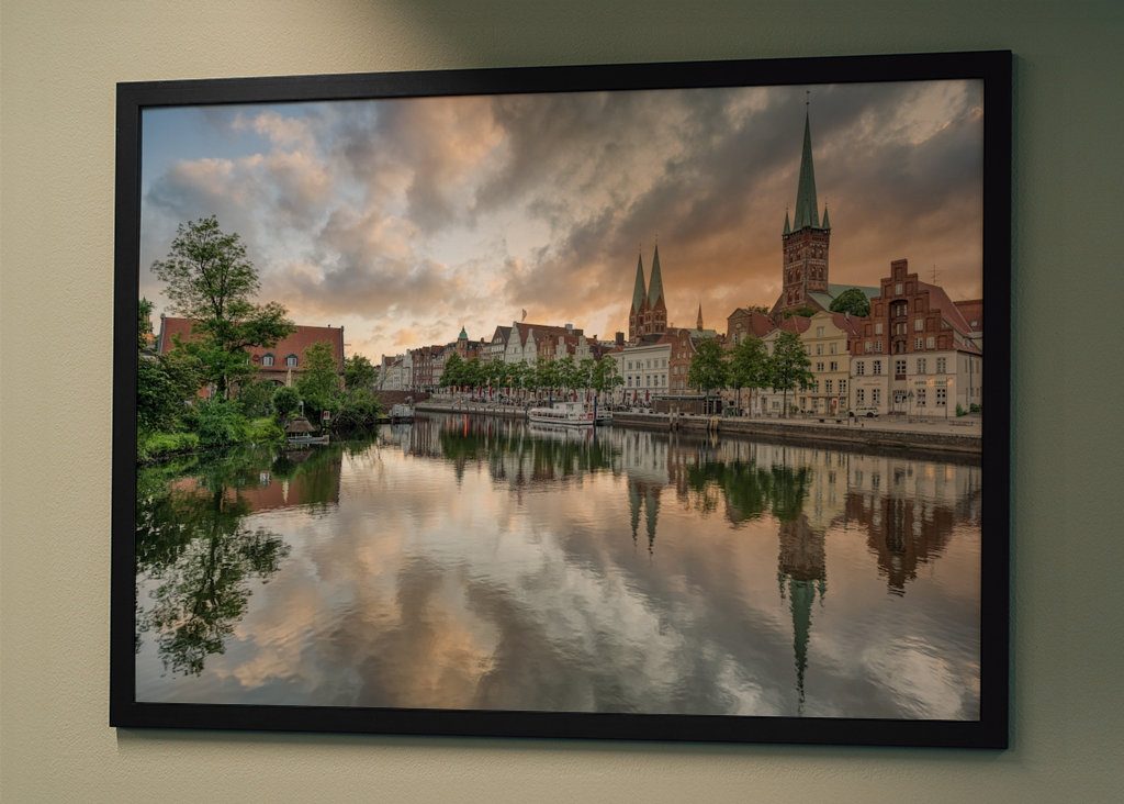 In de ochtend in Lübeck