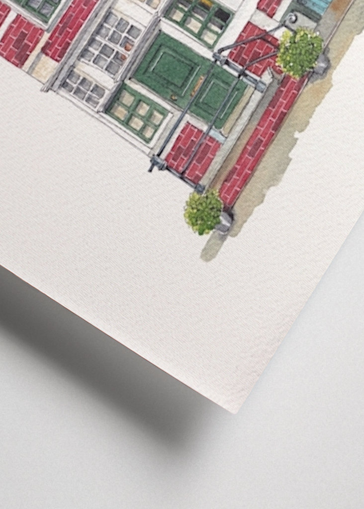 Amsterdam stepped gable