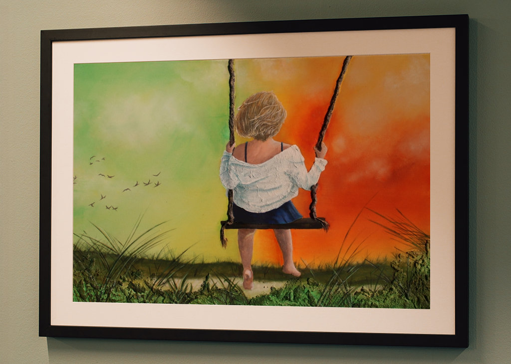 Ragazza sull'altalena