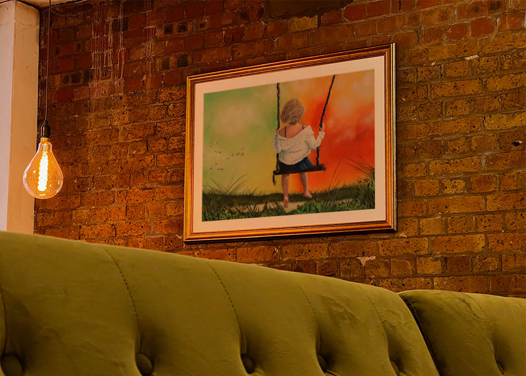 Ragazza sull'altalena