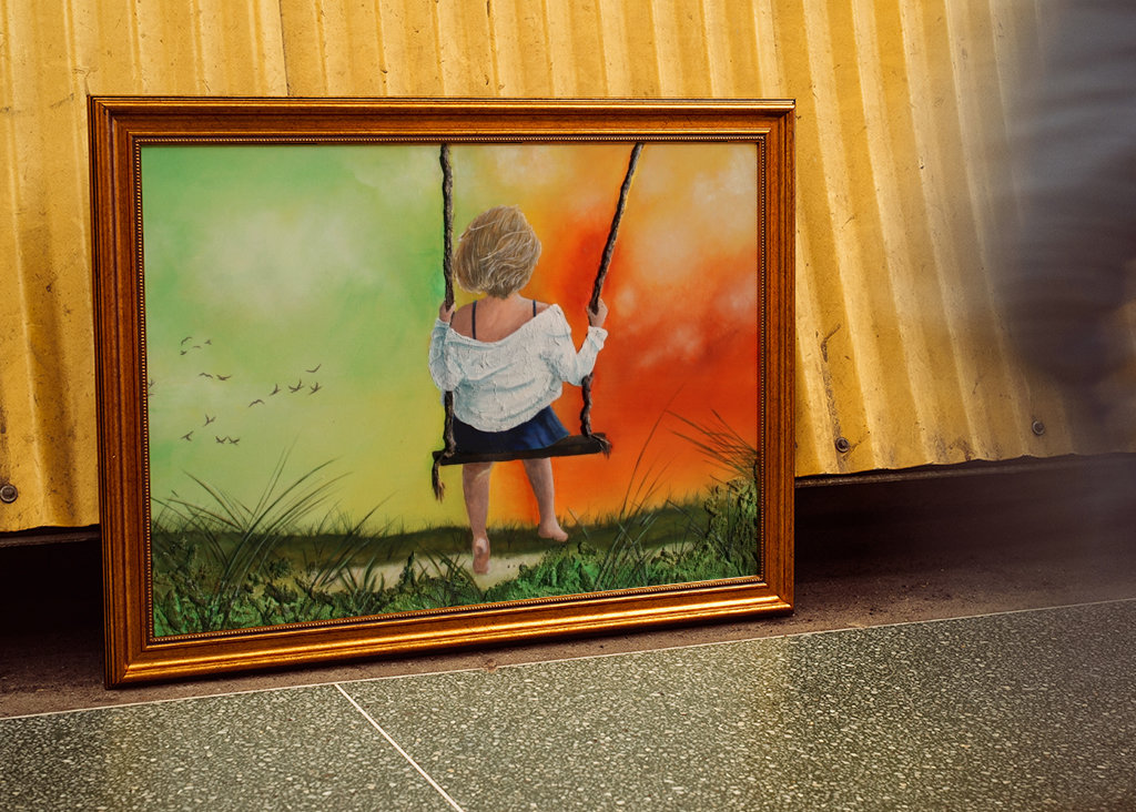 Ragazza sull'altalena