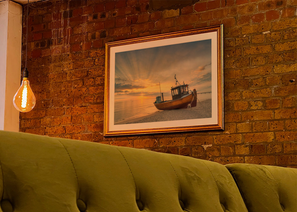 Fiskerbåd på stranden