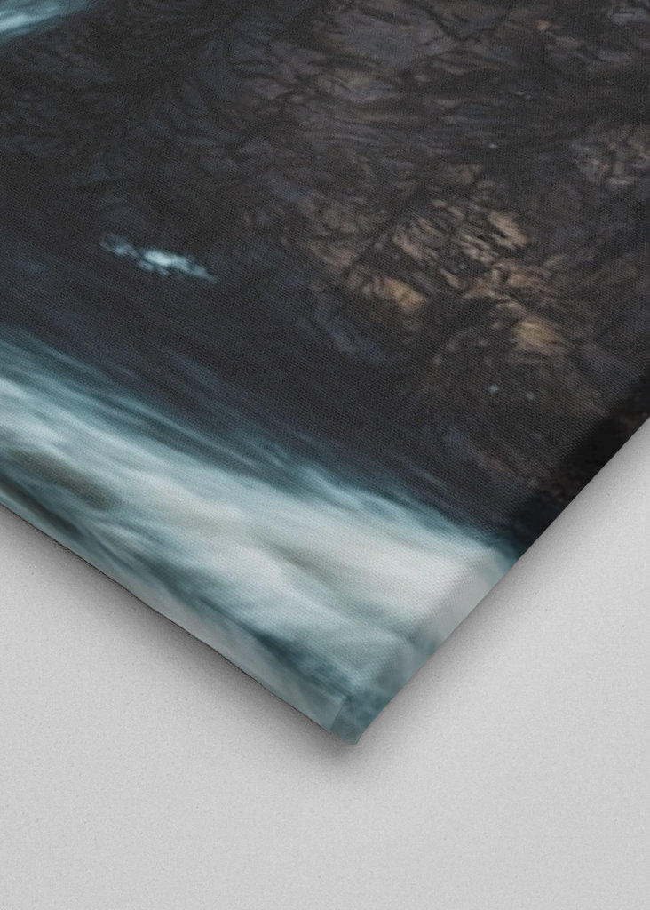 Waterfall in the dense forest