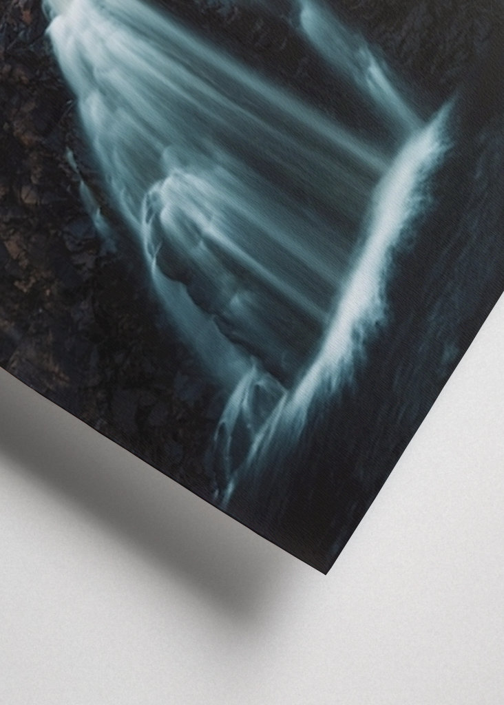 Waterfall in the dense forest