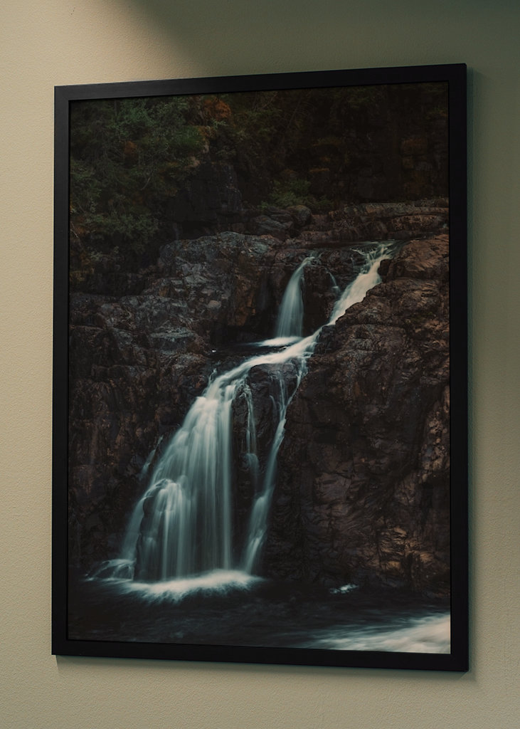 Waterfall in the dense forest