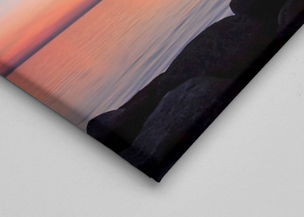 Západ slunce na pláži 