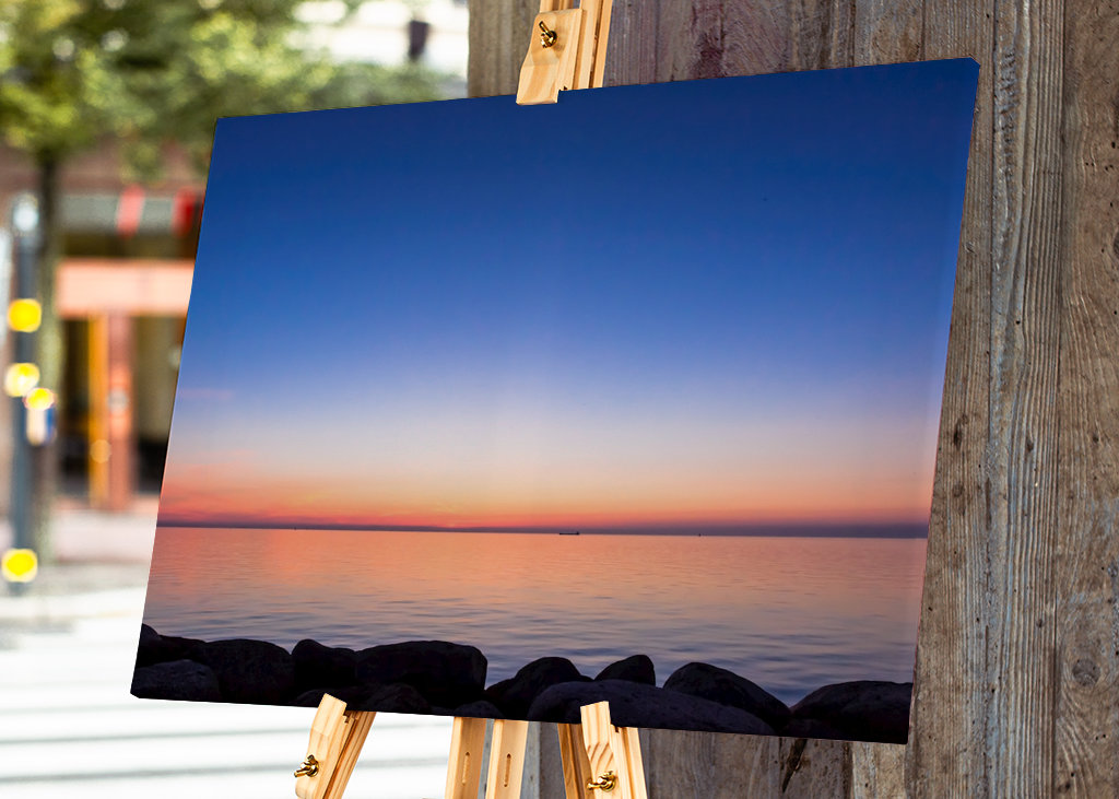 Západ slunce na pláži 