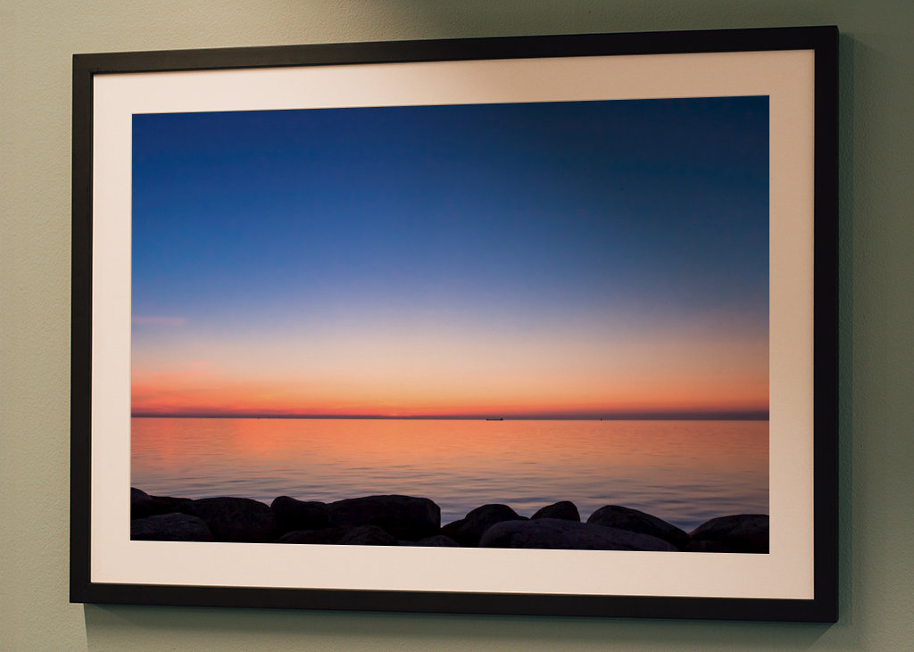 Západ slunce na pláži 