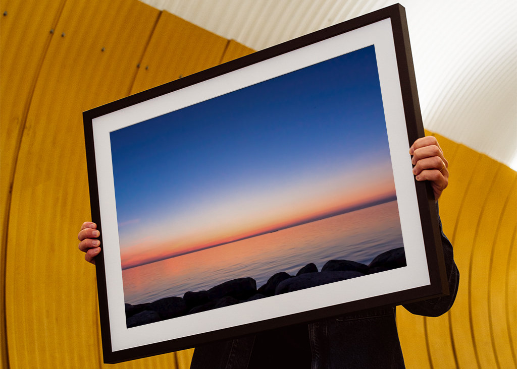 Západ slunce na pláži 