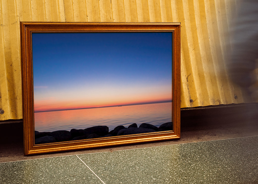 Západ slunce na pláži 