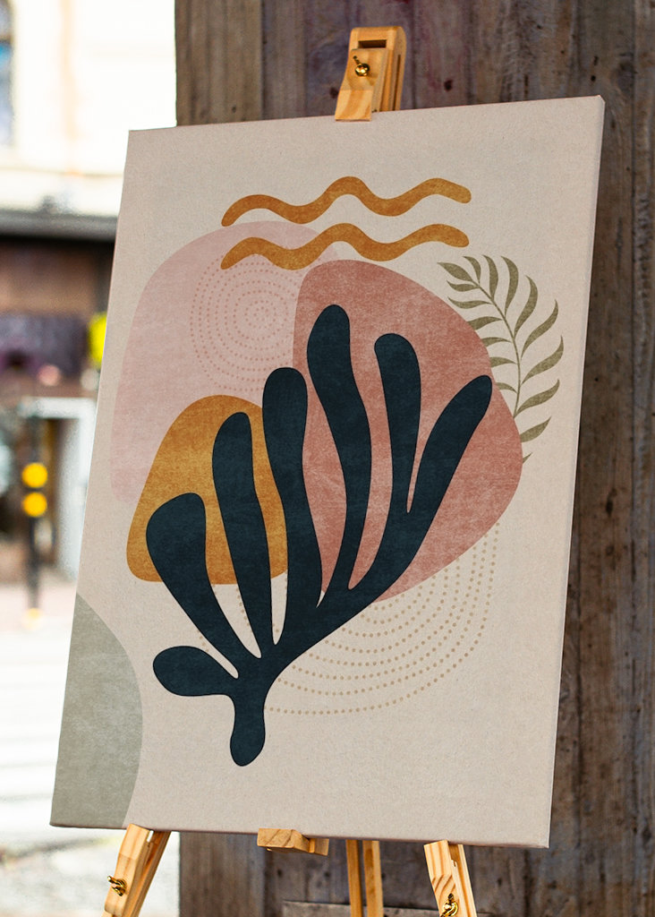 Abstrakt Middelhavet Coral