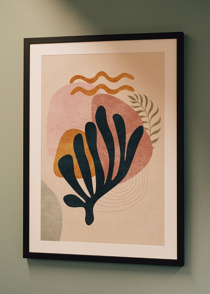 Abstrakt Middelhavet Coral