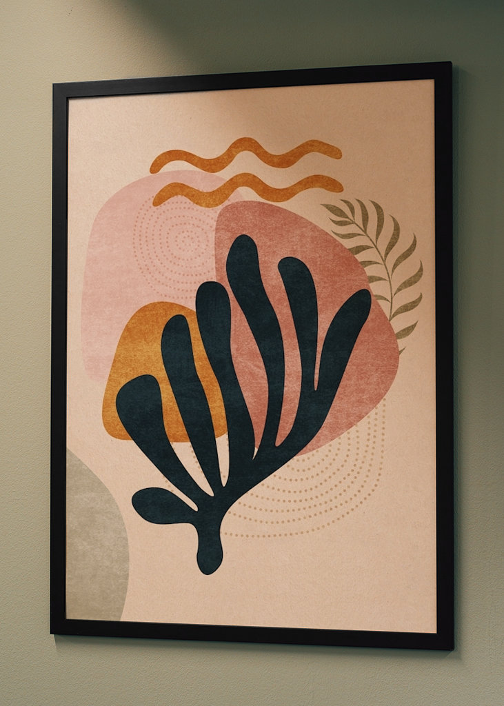 Abstrakt Middelhavet Coral