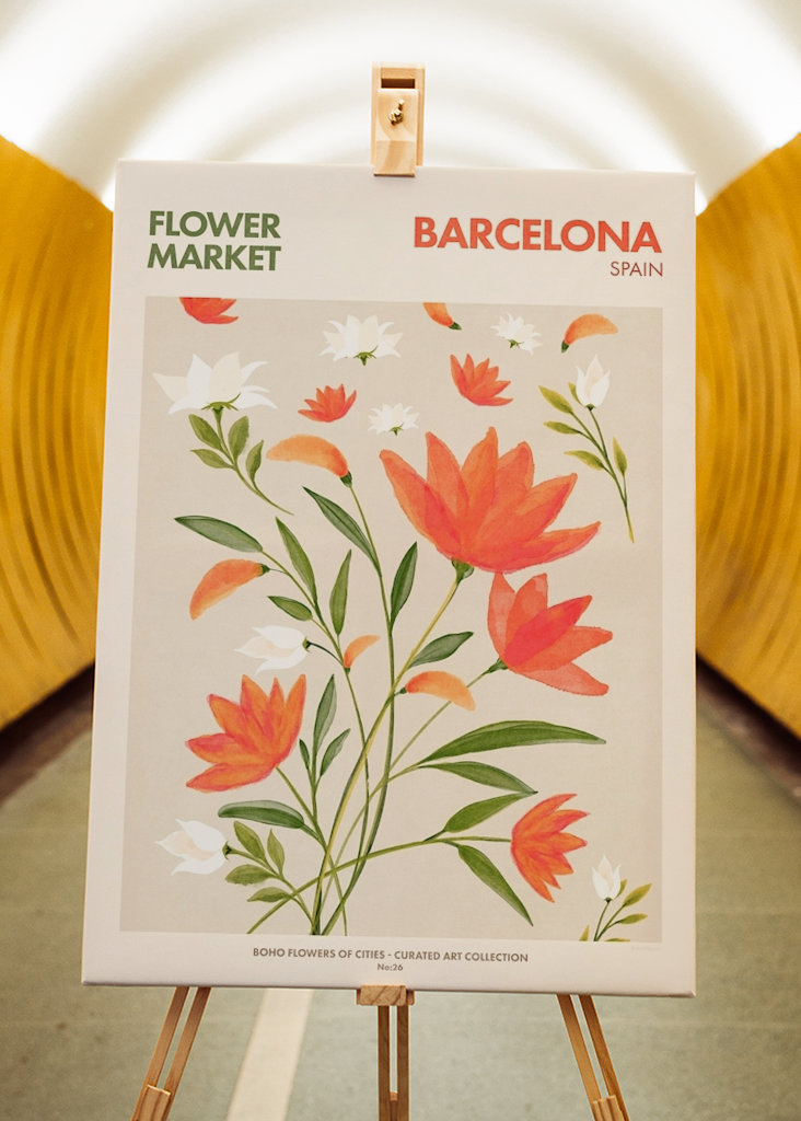 Blomstermarked Barcelona