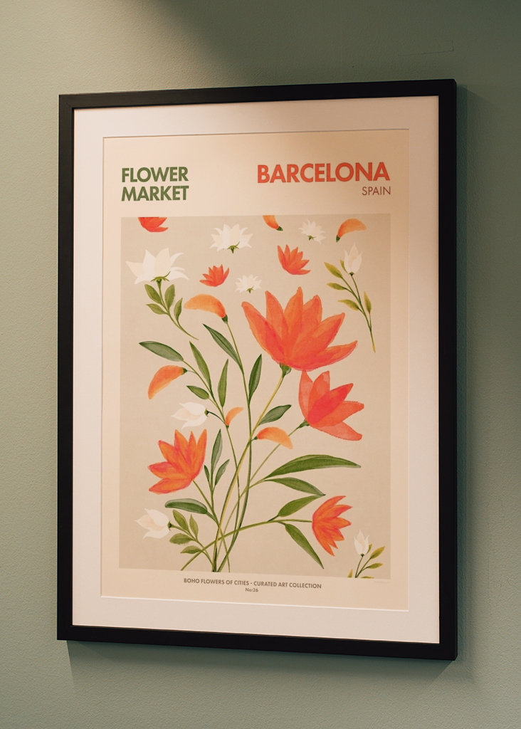 Blomstermarked Barcelona