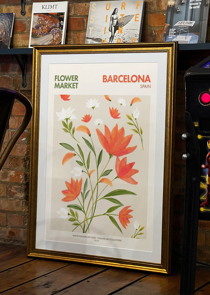 Blomstermarked Barcelona