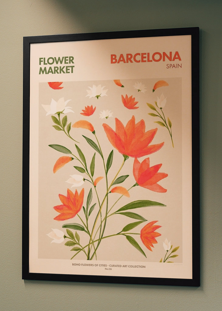 Blomstermarked Barcelona