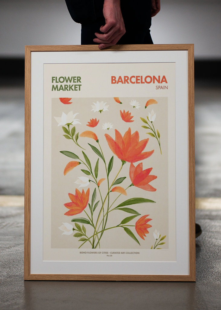 Blomstermarked Barcelona