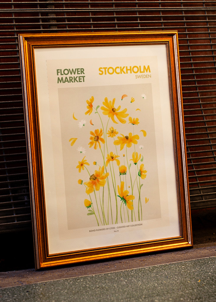 Blomstermarked Stockholm