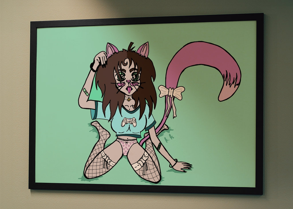 sexy cat girl