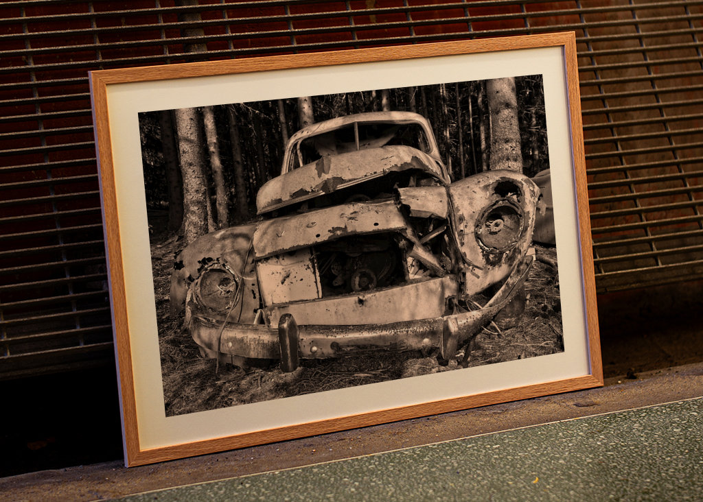 Baufälliger Volvo PV544 