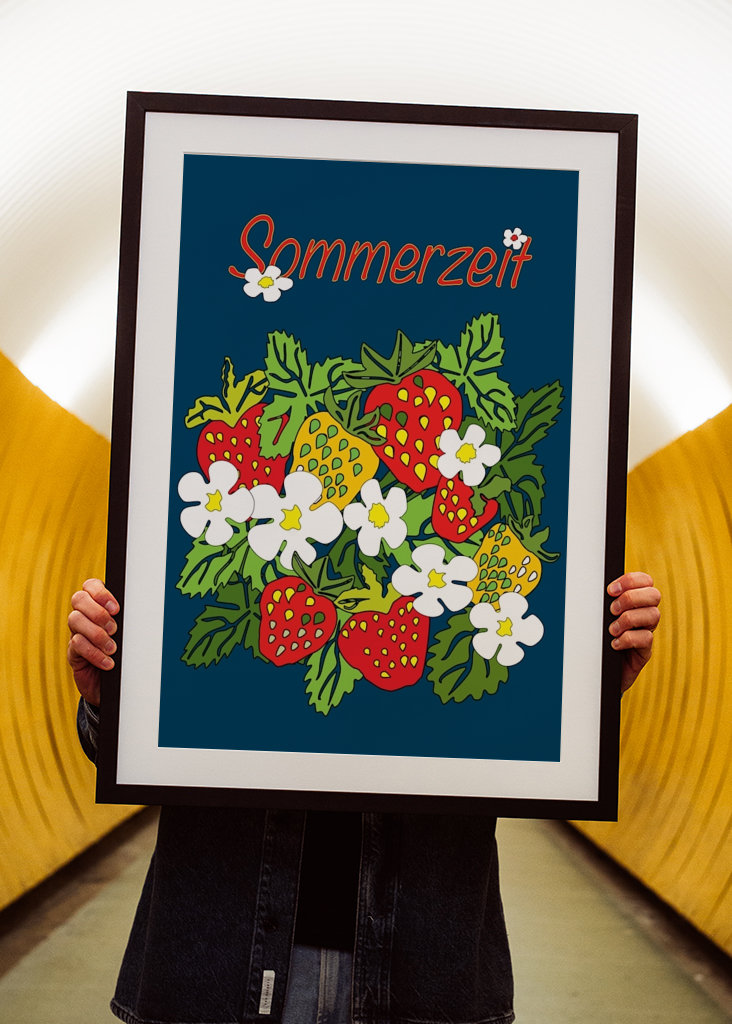 Sommerzeit Erdbeerzeit