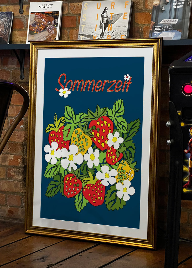 Sommerzeit Erdbeerzeit