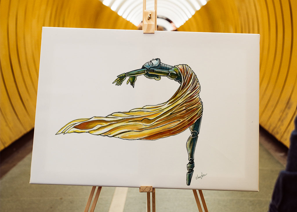 Brændende Ballerina