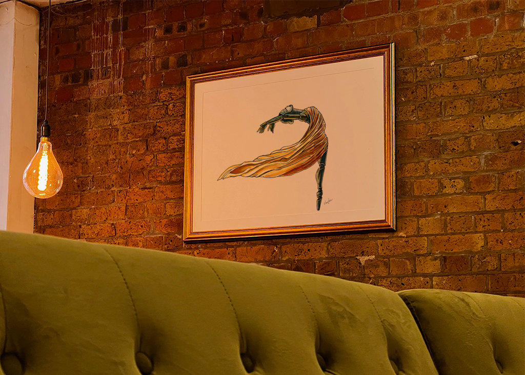 Brændende Ballerina