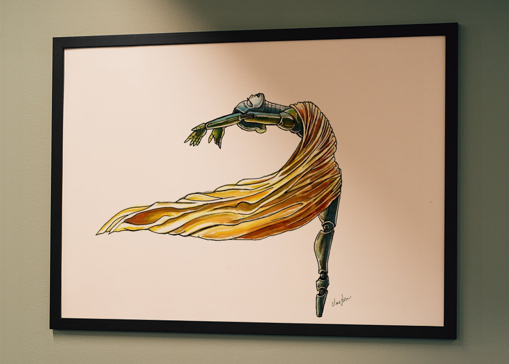 Brændende Ballerina