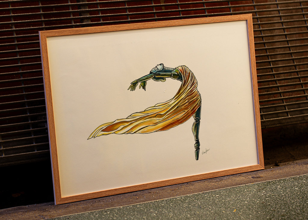 Brændende Ballerina