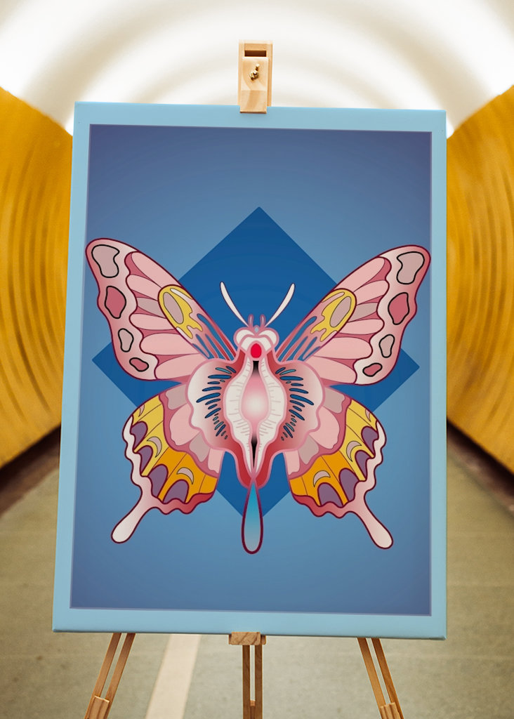 Schmetterling mit Biss 