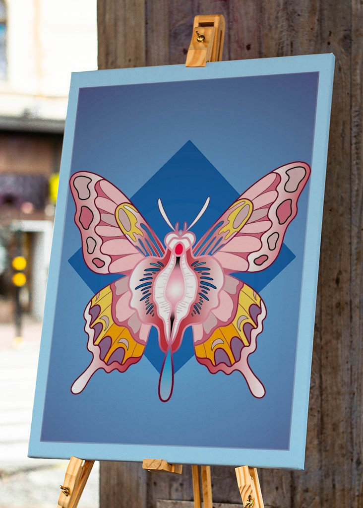 Schmetterling mit Biss 