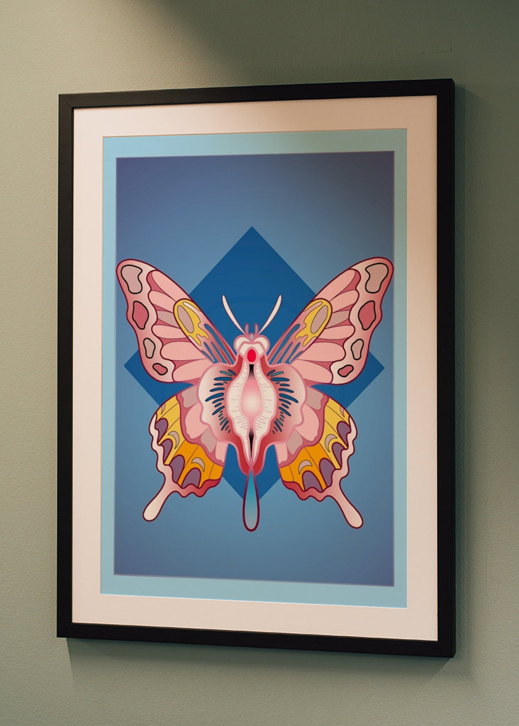 Schmetterling mit Biss 