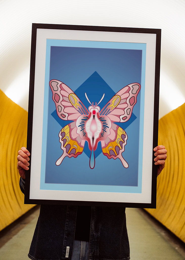 Schmetterling mit Biss 