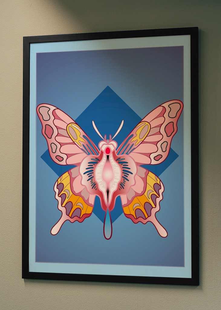 Schmetterling mit Biss 