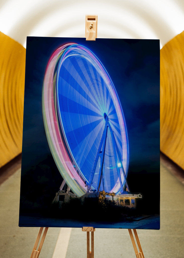 Obří ruské kolo Kolín nad Rýnem 