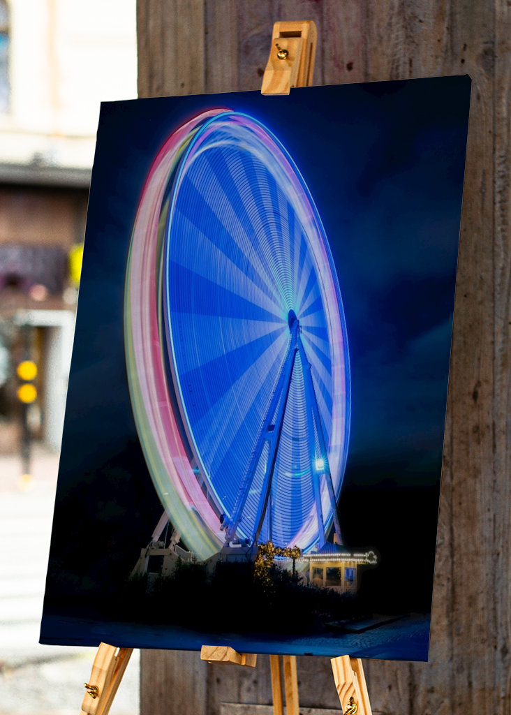 Obří ruské kolo Kolín nad Rýnem 