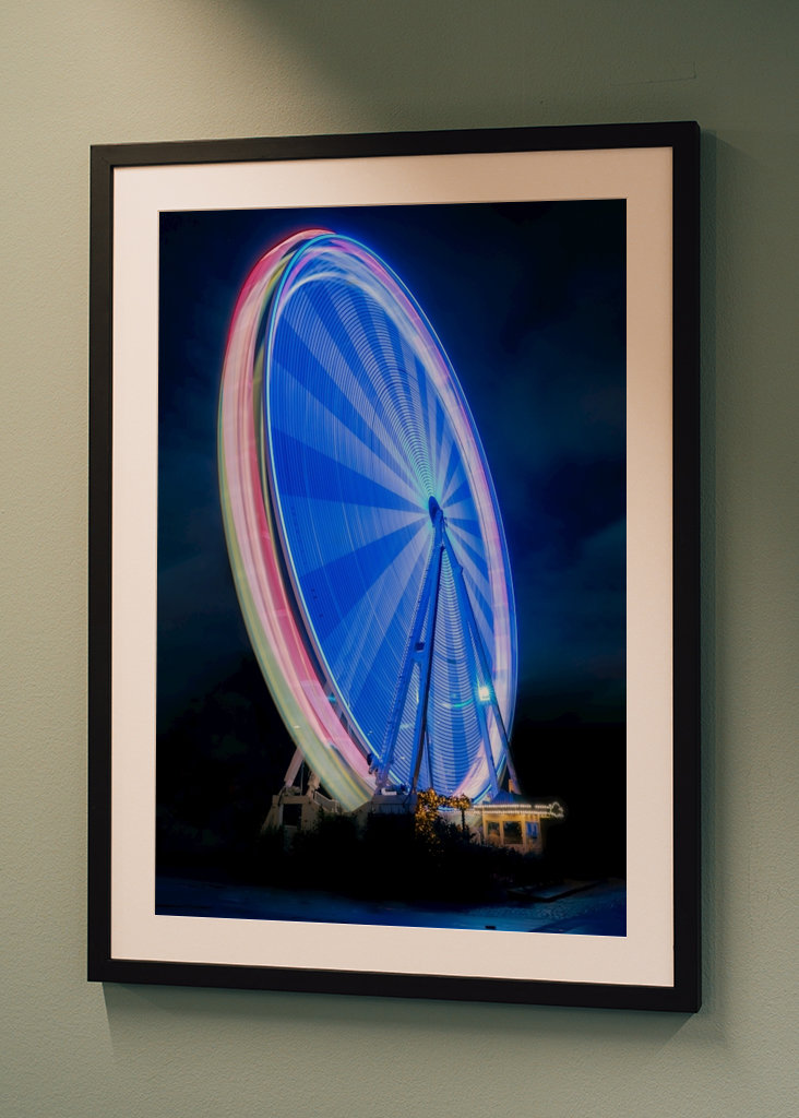 Obří ruské kolo Kolín nad Rýnem 