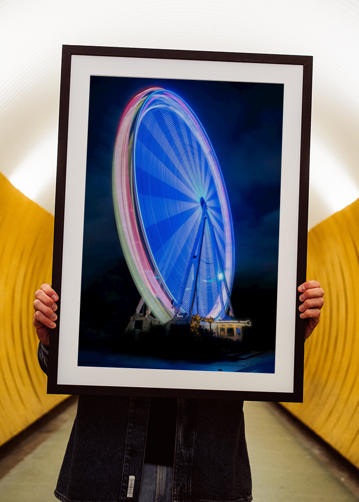 Obří ruské kolo Kolín nad Rýnem 