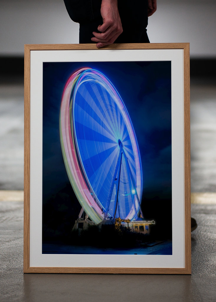 Obří ruské kolo Kolín nad Rýnem 