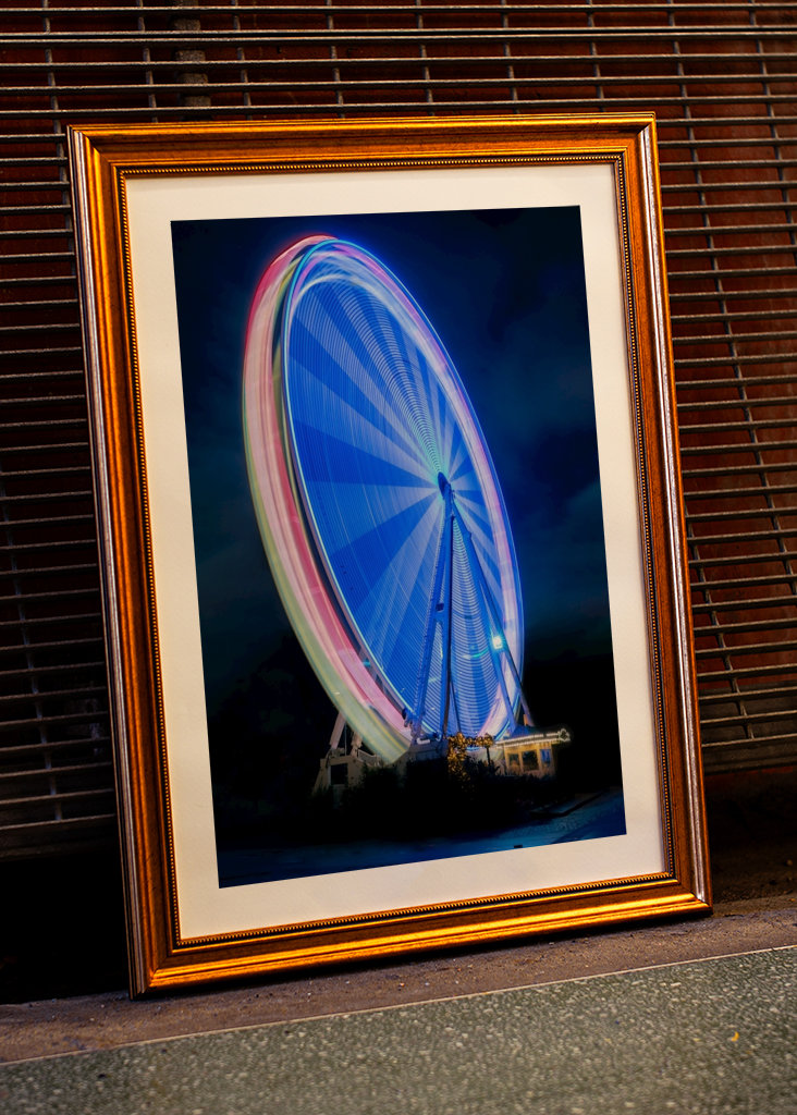 Obří ruské kolo Kolín nad Rýnem 