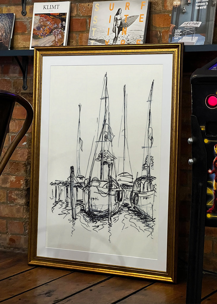 Sailing boats in the port