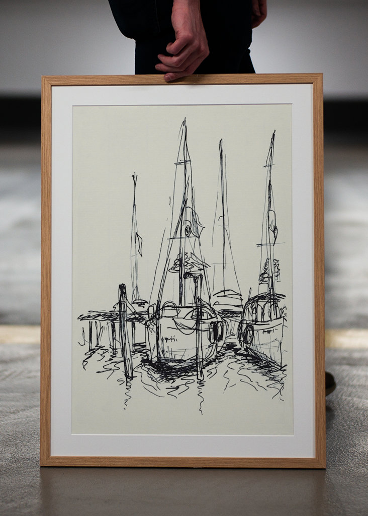 Sailing boats in the port