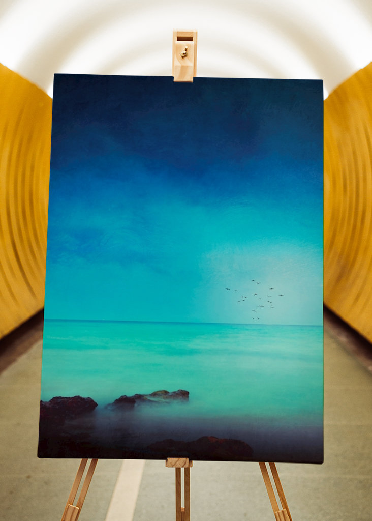 Méditerranée en bleu