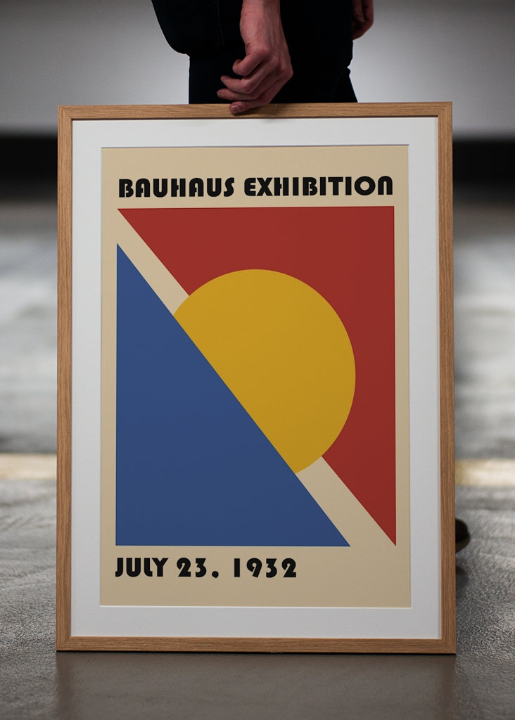 Locandina della mostra Bauhaus