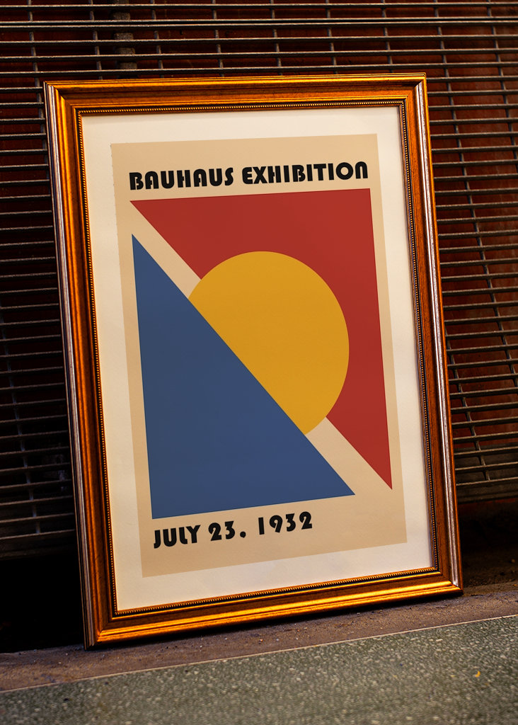 Locandina della mostra Bauhaus