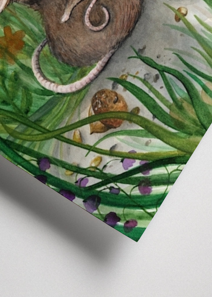 Roztomilé měsíční myši