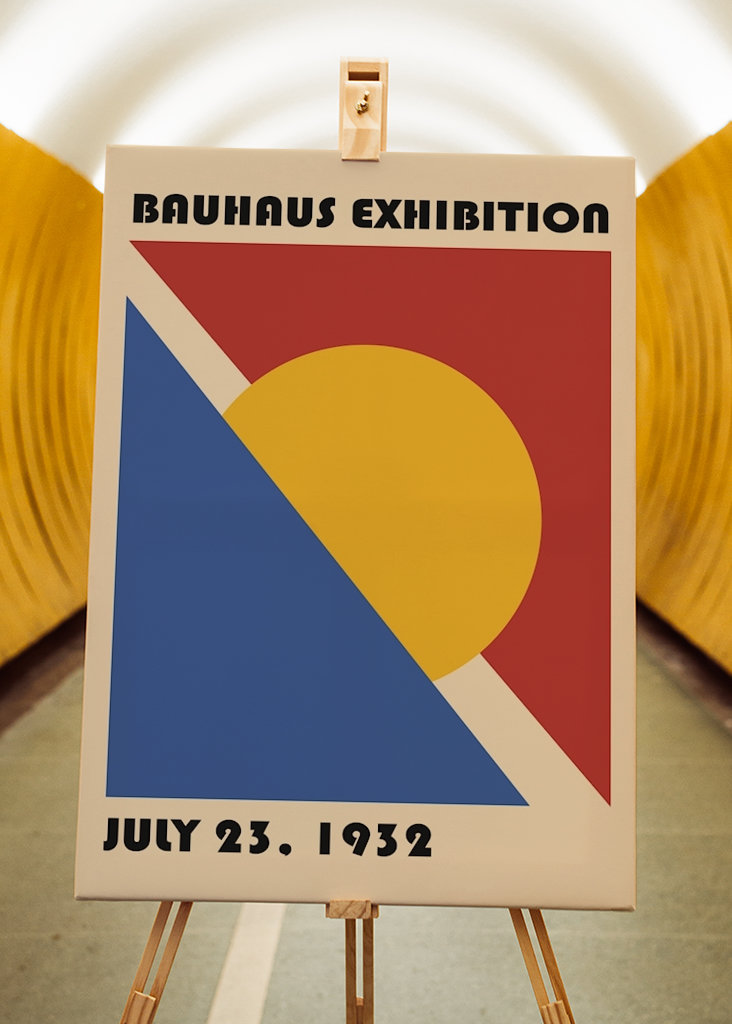 Locandina della mostra Bauhaus