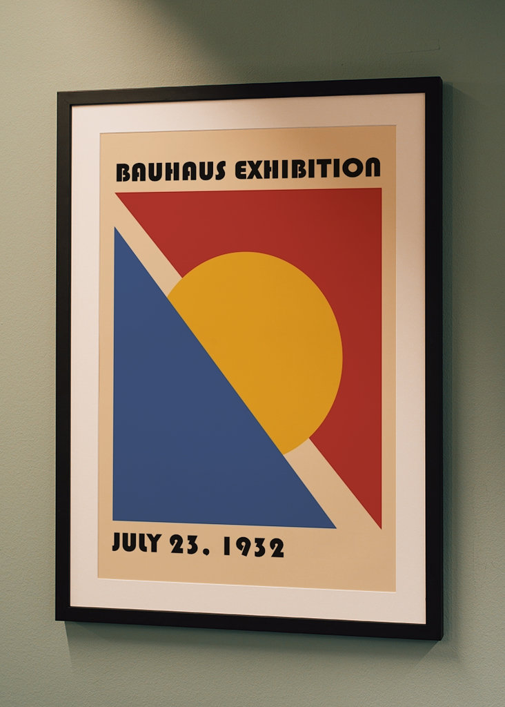 Locandina della mostra Bauhaus